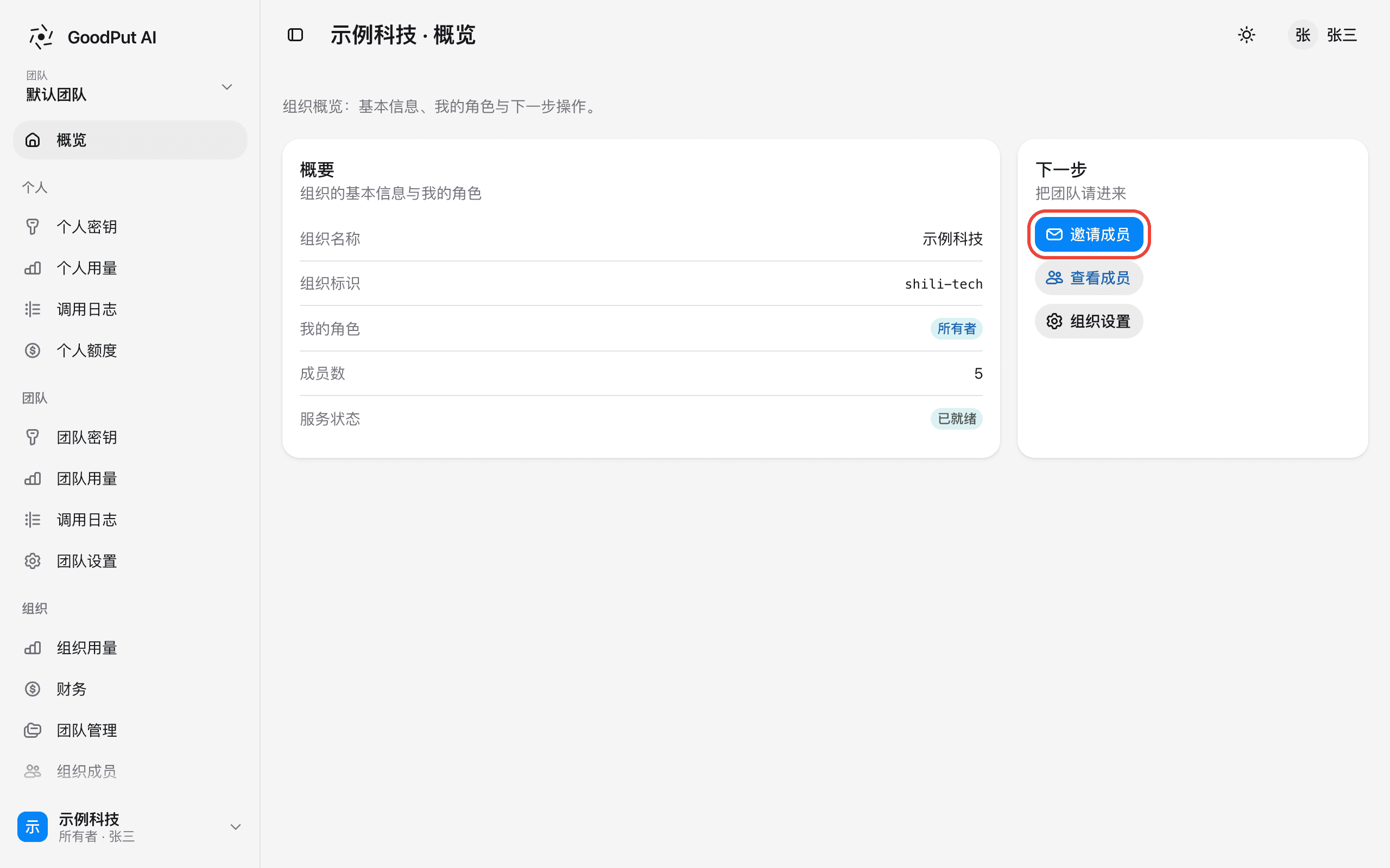 组织概览